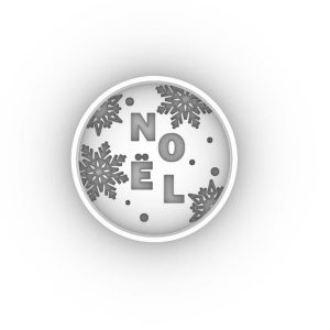 Tampon poudré Noël Ø60MM