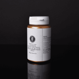 Poudre d’or sans dioxyde de titane
