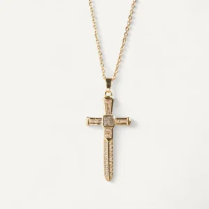 Collier Croix Épée Sacrée