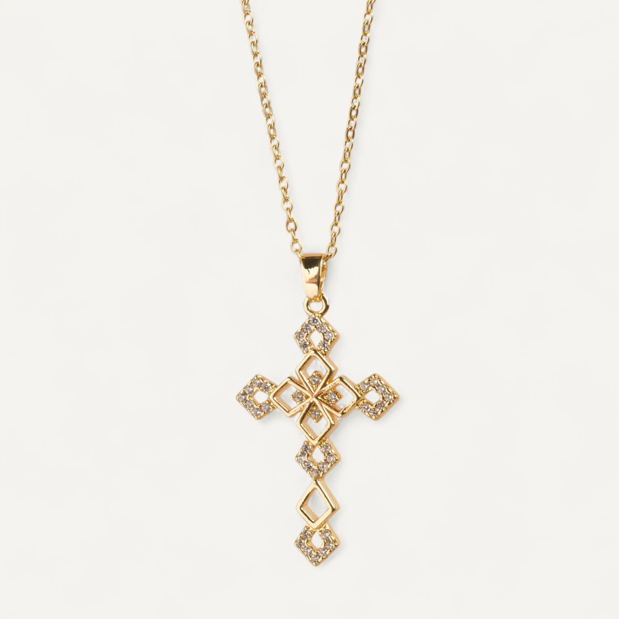 Collier Croix Royale Étoilée