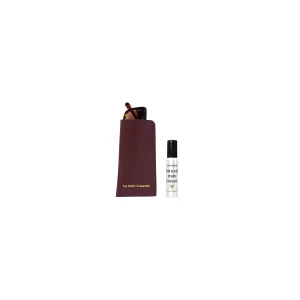 Pochette en cuir Bordeaux + Spray