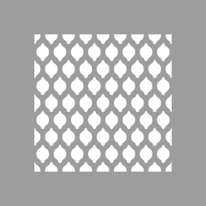 Pochoir Citron Grille
