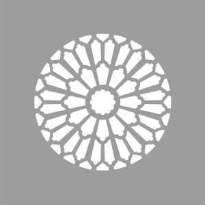 Pochoir Rosace