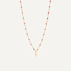 Petits Colliers à Pendentifs en Croix