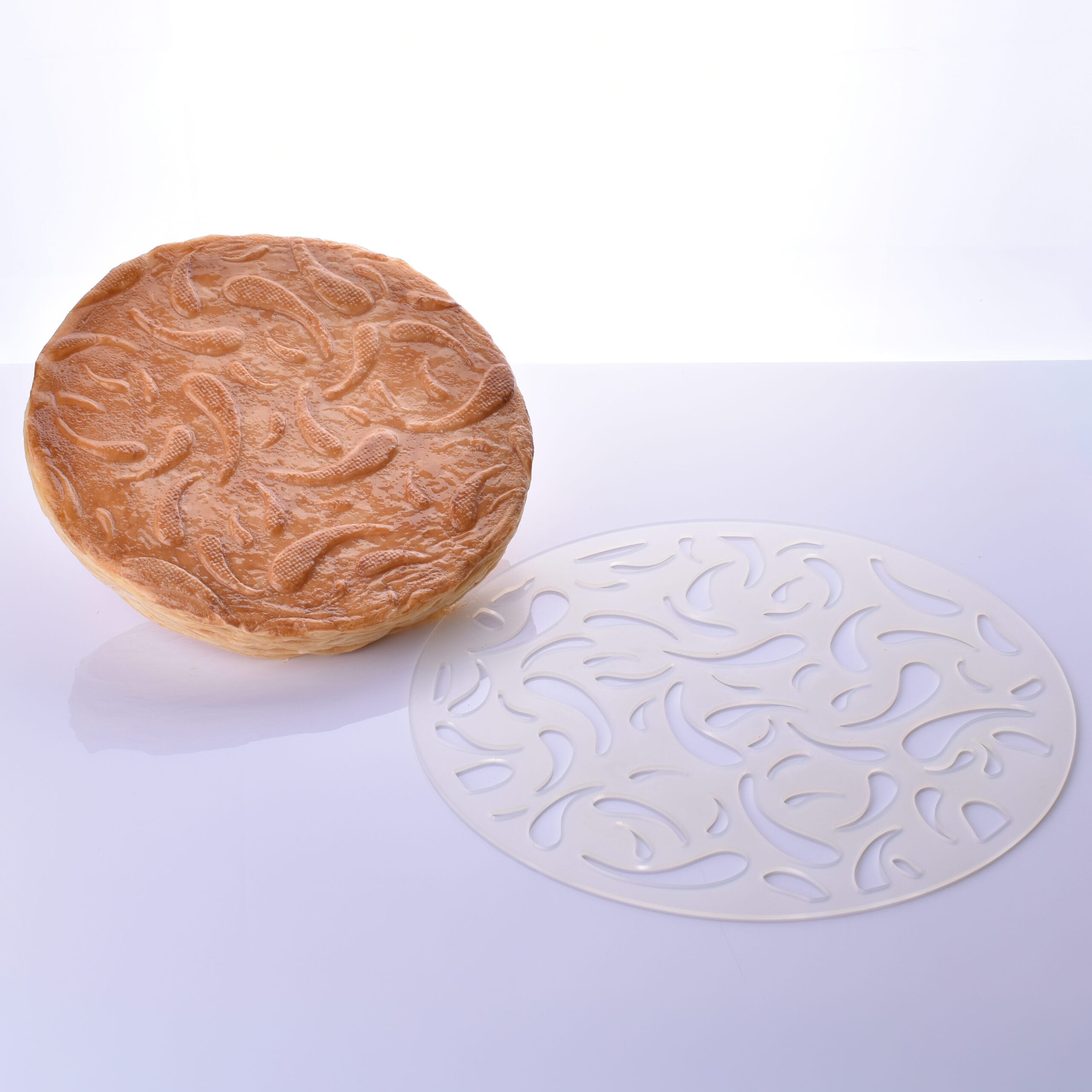 Pochoir à galette Plume