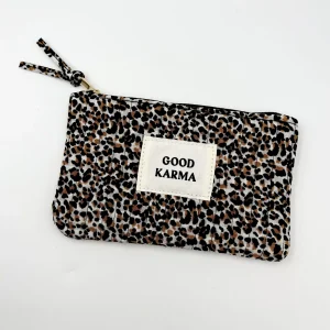 Pochette GOOD KARMA – Léopard clair