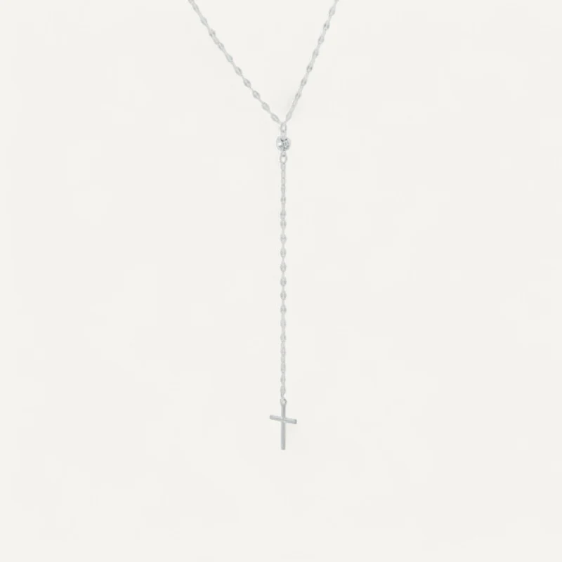 Collier Croix en Acier – Image 3