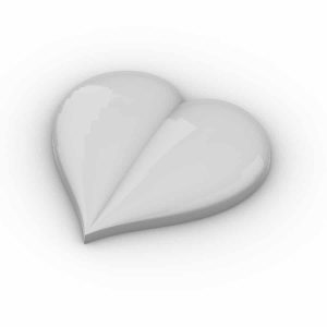 Moule thermoformé Tablette Coeur