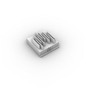 Tampon chocolat Traits saccadés