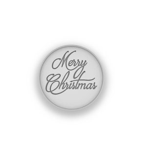 Tampon poudré Merry Christmas Ø70mm