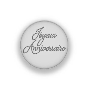 Tampon poudré Joyeux Anniversaire