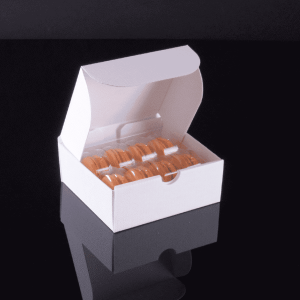 Boite découpée 8 macarons 45mm