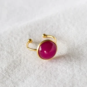Bague Rosie - Agate rose