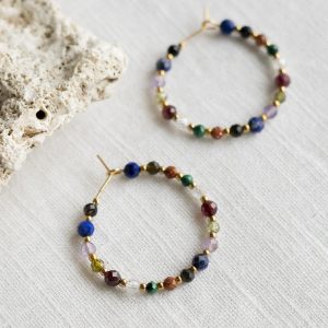 Créoles Nina - Multi-pierres