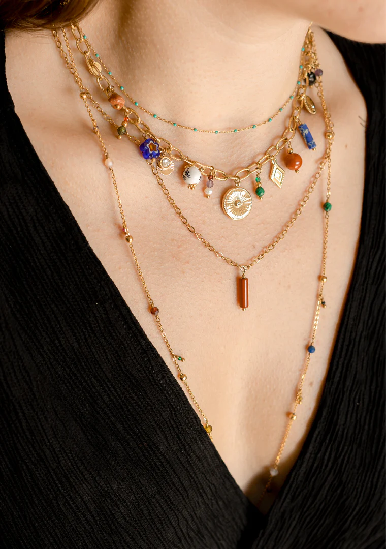 Collier Isa - Jaspe rouge – Image 5