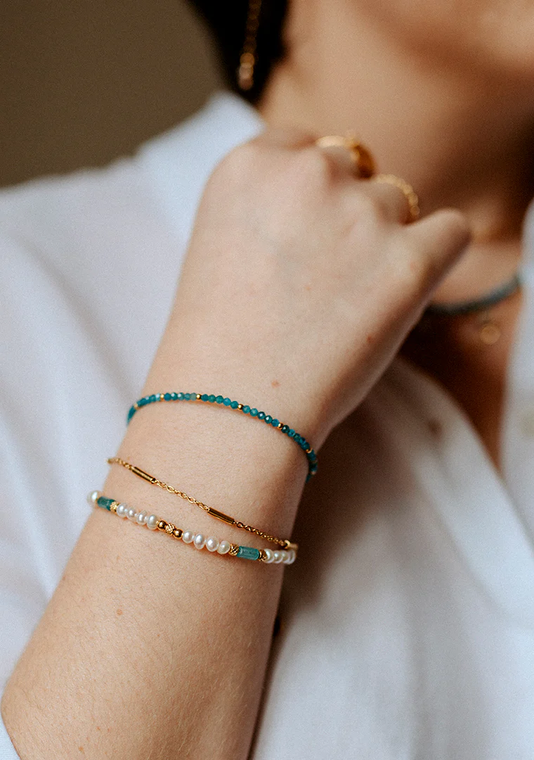 Bracelet Alya - Apatite – Image 2