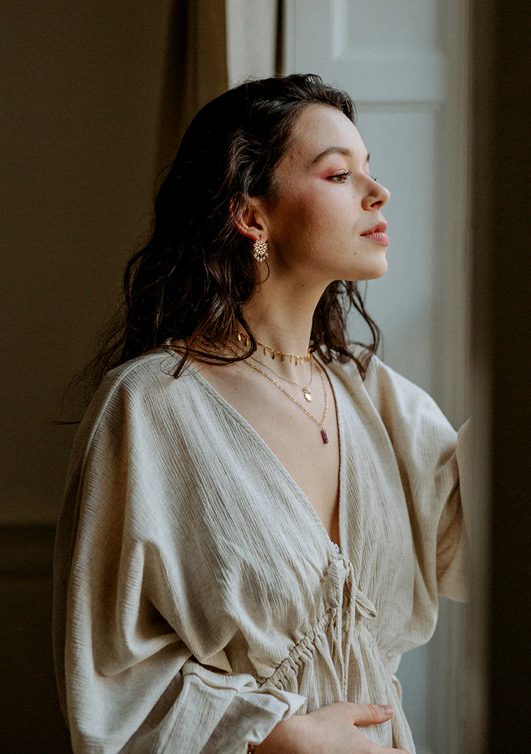 Collier Isa - Lépidolite violette – Image 6