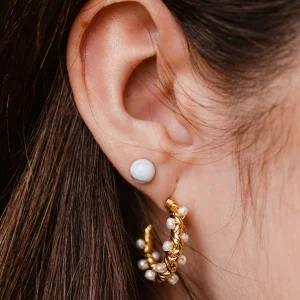 Créoles Amira - Perles d’eau douce - Petites