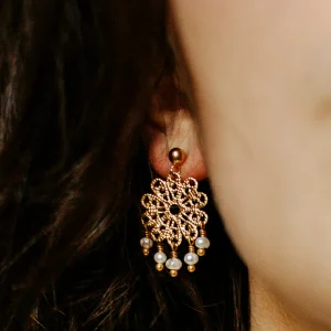 Boucles Selma - Perles d’eau douce