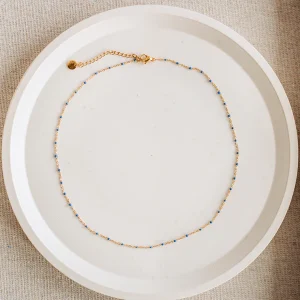 Collier Erica - Bleu clair