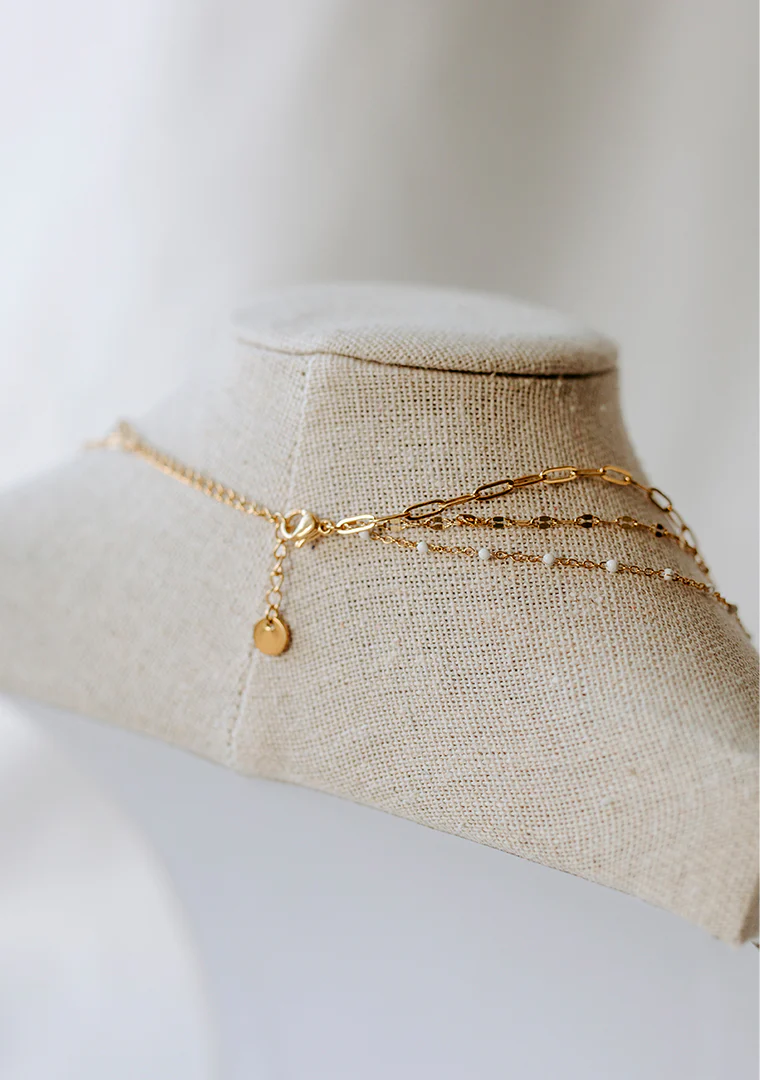 Collier triple rangs Alix - Perle d’eau douce – Image 4