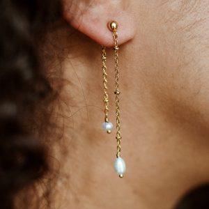 Boucles Tisha - Perles eau douce