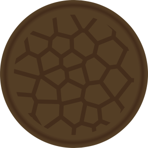 Tampon en métal Craquelures