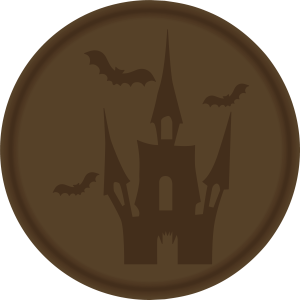 Tampon en métal Maison hantée