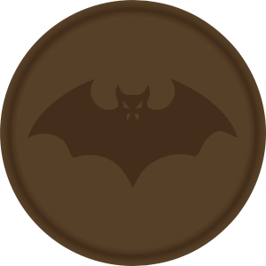 Tampon en métal Chauve-Souris