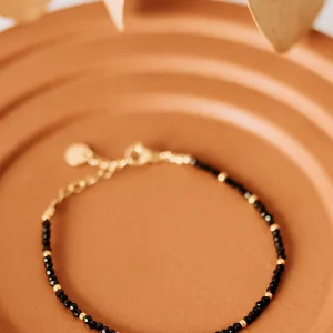 Bracelet Alya - Agate noire