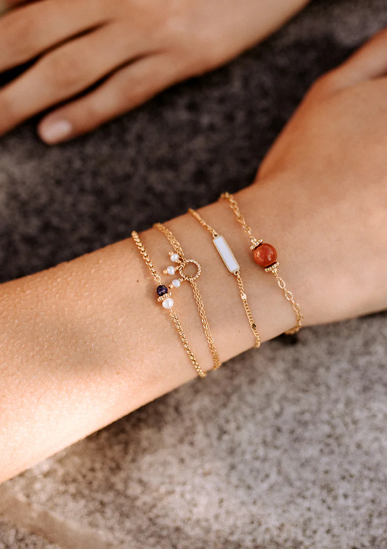 Bracelet Osiris - Jaspe rouge – Image 2