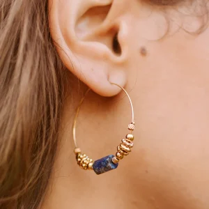 Créoles Alessia - Lapis-Lazuli