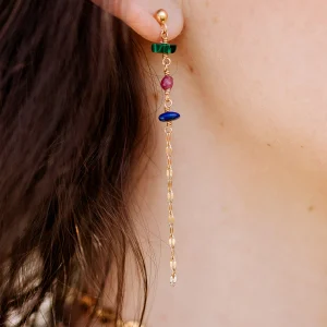 Boucles Esmée - Multi-pierres