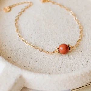 Bracelet Osiris - Jaspe rouge