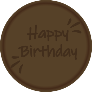 Tampon en métal Happy Birthday