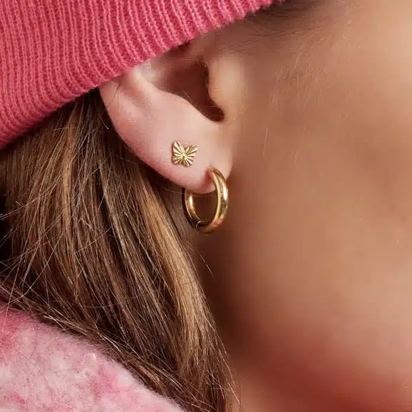 Boucles d’oreilles MINI MARINETTE – Argent – Image 2