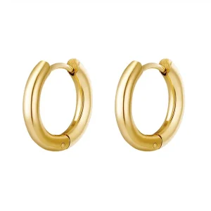 Boucles d&rsquo;oreilles créoles MINI MARINETTE – Doré