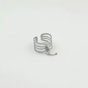 Bague COEUR DE NACRE – Argent