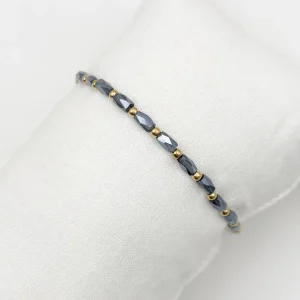 Bracelet élastique NOA – Bleu gris