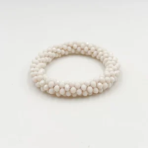 Bracelet chouchou FANNY – Blanc