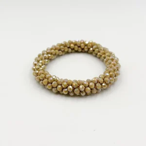 Bracelet chouchou FANNY – Kaki