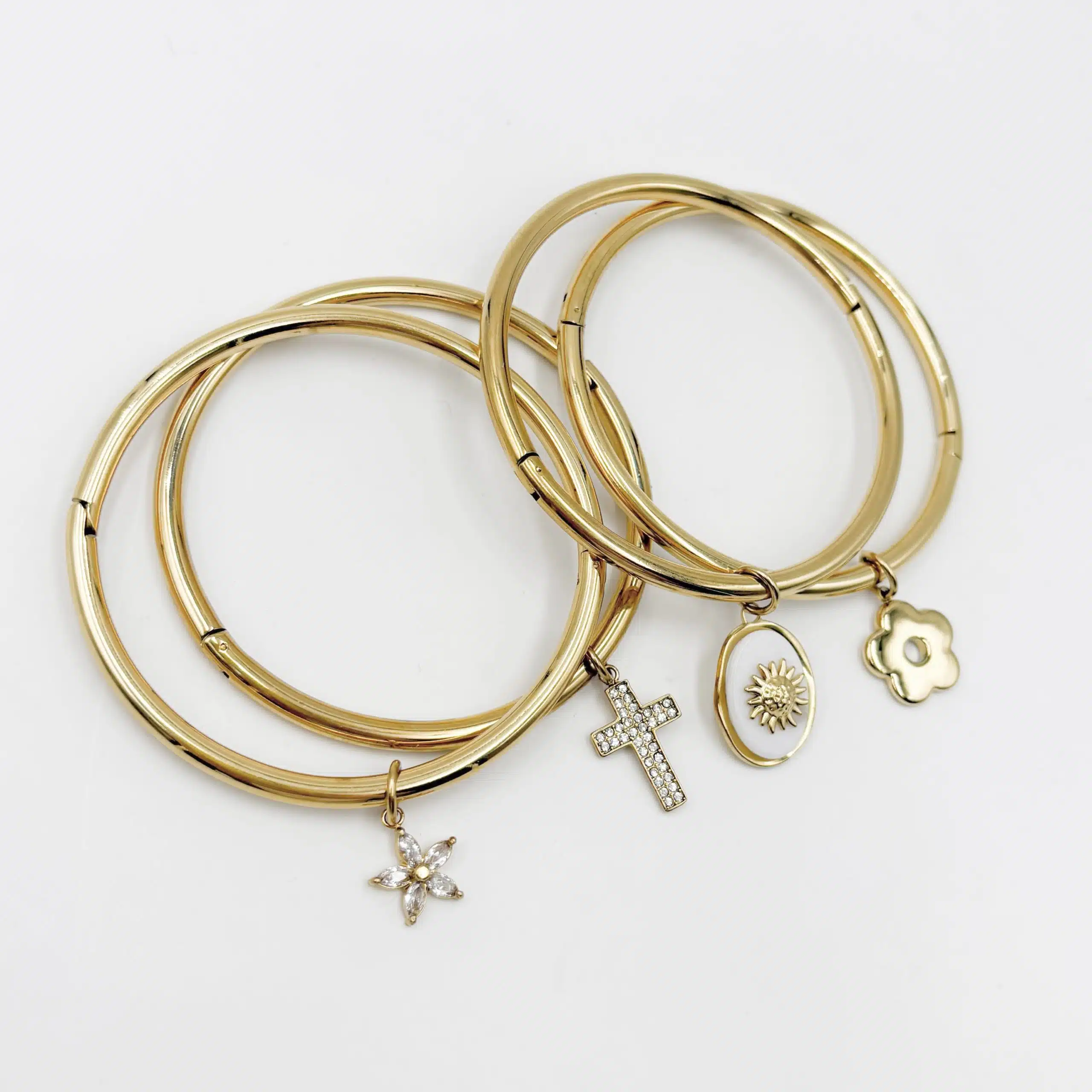 Bracelet jonc BAHIA – Doré