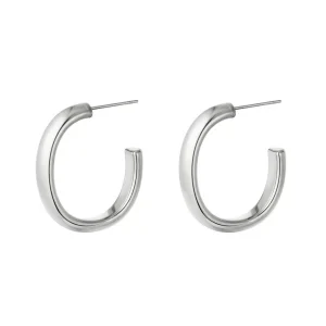 Maxi créoles BIG HOOP – Argenté