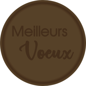 Tampon en métal Meilleurs Voeux