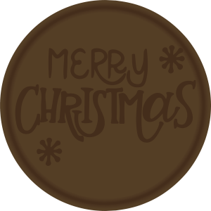 Tampon en métal Merry Christmas Flocons