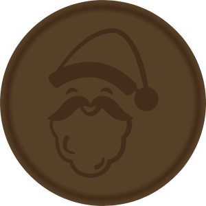 Tampon en métal Père Noël