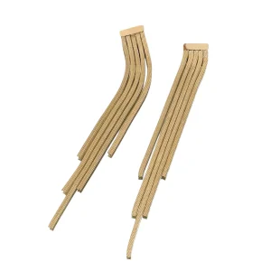 Boucles d&rsquo;oreilles pendantes ALICE – Doré