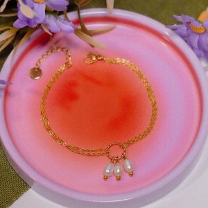 Bracelet Camélia - Perles d'eau douce