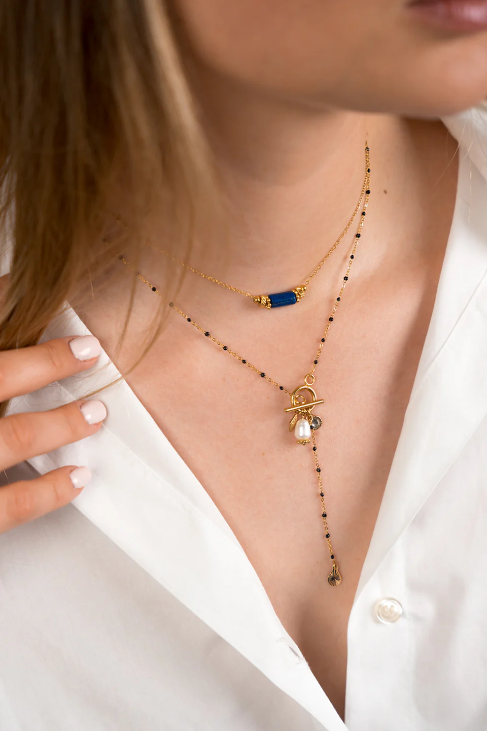 Collier Ava - Noir – Image 2