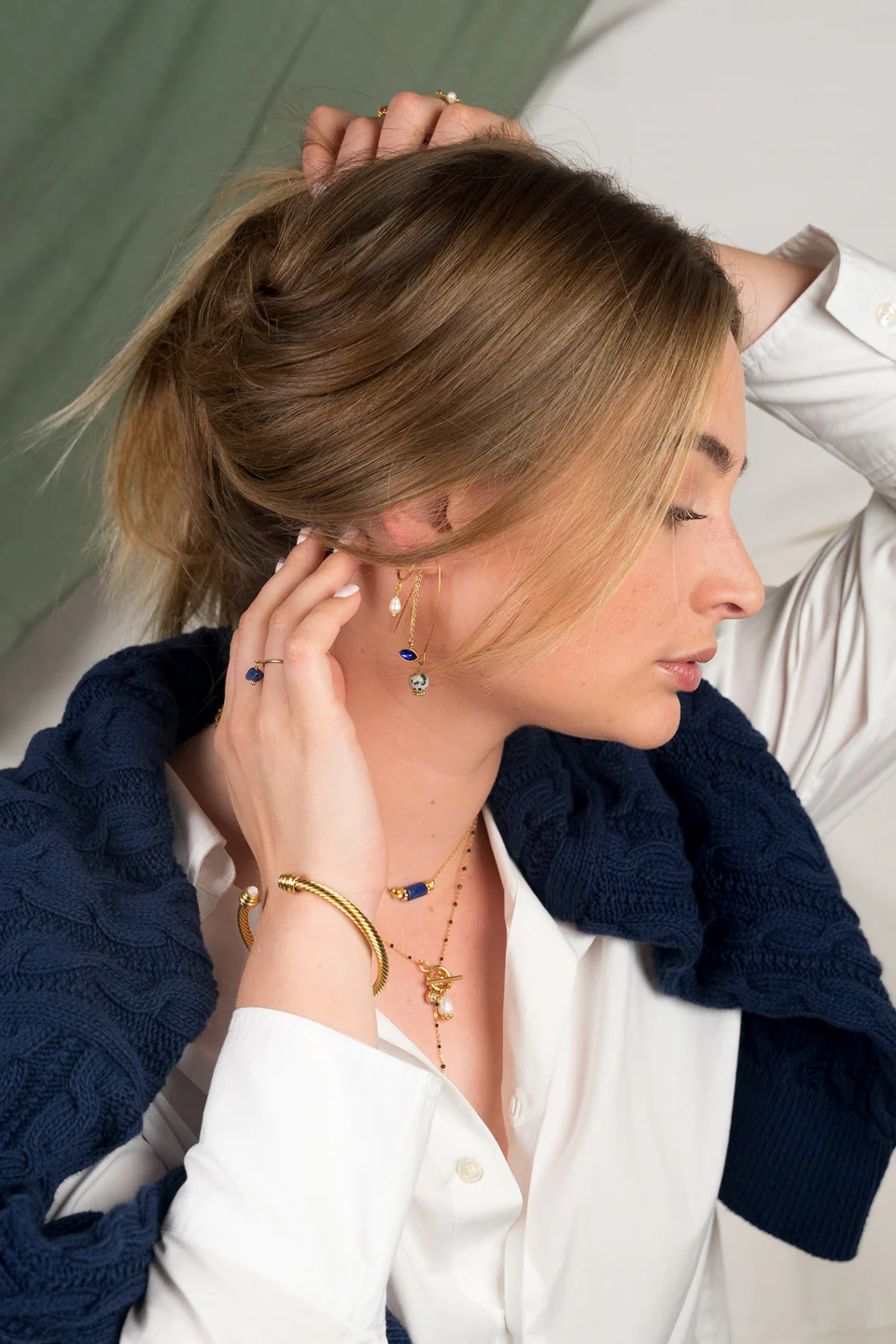 Collier Ava - Noir – Image 3